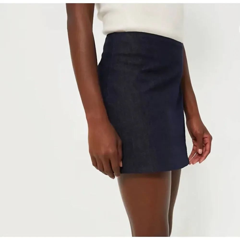 NWT Tuckernuck Navy Denim Taryn Mini Skirt sz XS